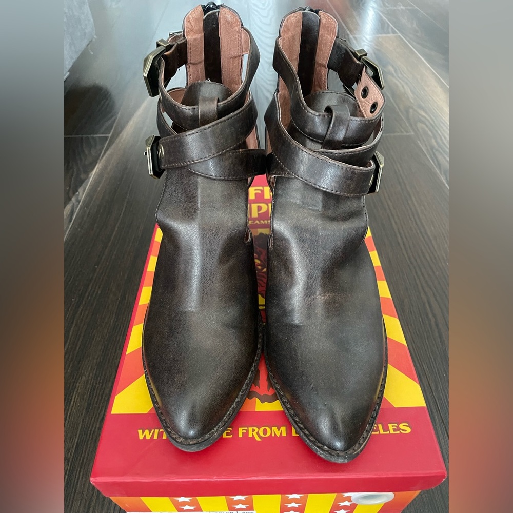 Jeffrey Campbell Cow Leather Cowboy booties